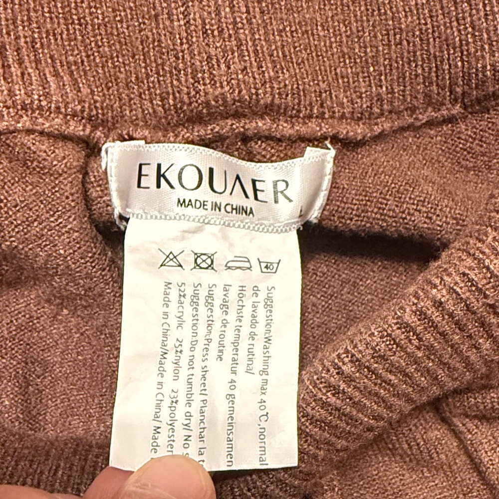 Brown Track Pants for Women - Picture 2 of 5